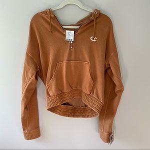 UO Retro Champion Cropped Hoodie